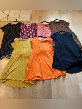 LuLaRoe CARLY dresses including black!!